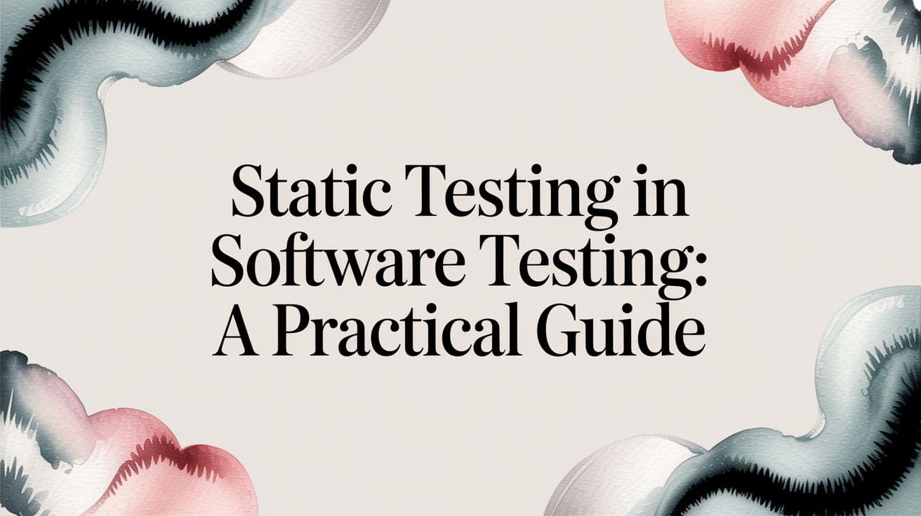 Static Testing in Software Testing: A Practical Guide
