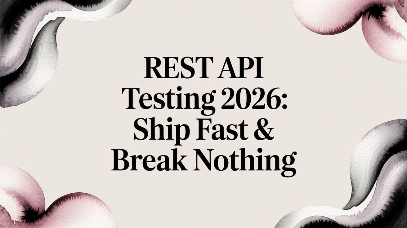 REST API Testing 2026: Ship Fast & Break Nothing
