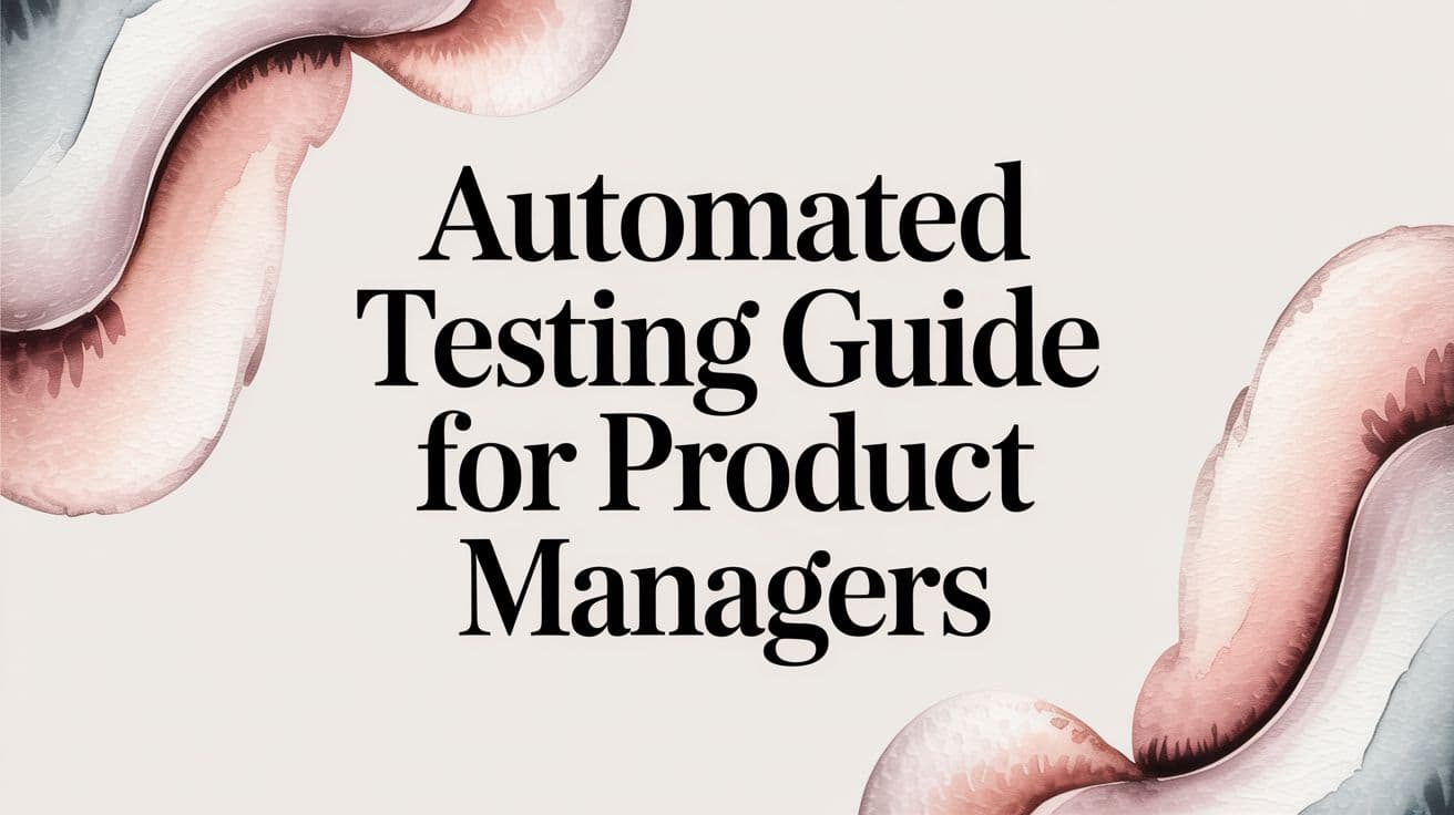 Automated Testing Guide for Product Managers