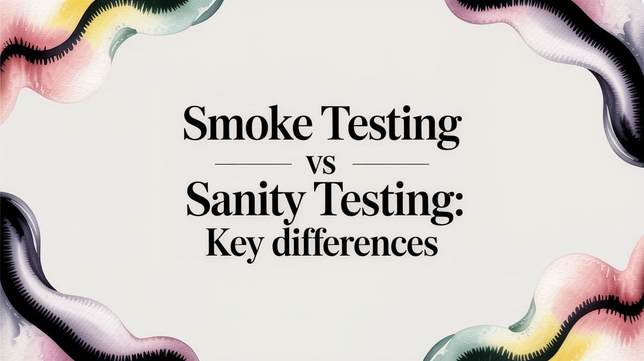 Smoke Testing Vs Sanity Testing: Key Differences