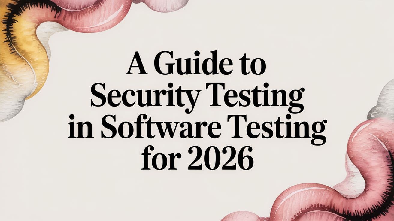 A Guide to Security Testing in Software Testing for 2026