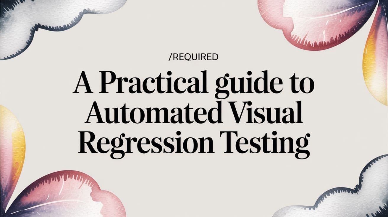 A Practical Guide to Automated Visual Regression Testing