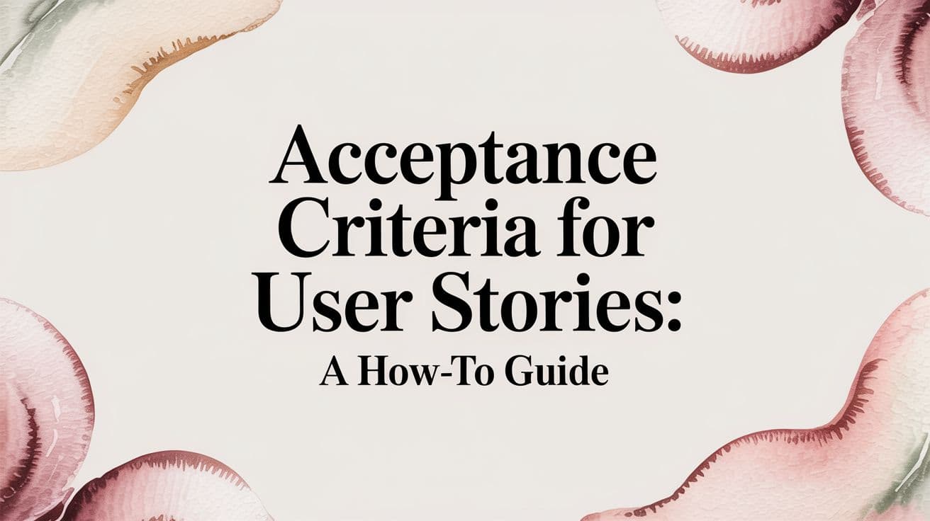 Acceptance Criteria for User Stories: A How-To Guide
