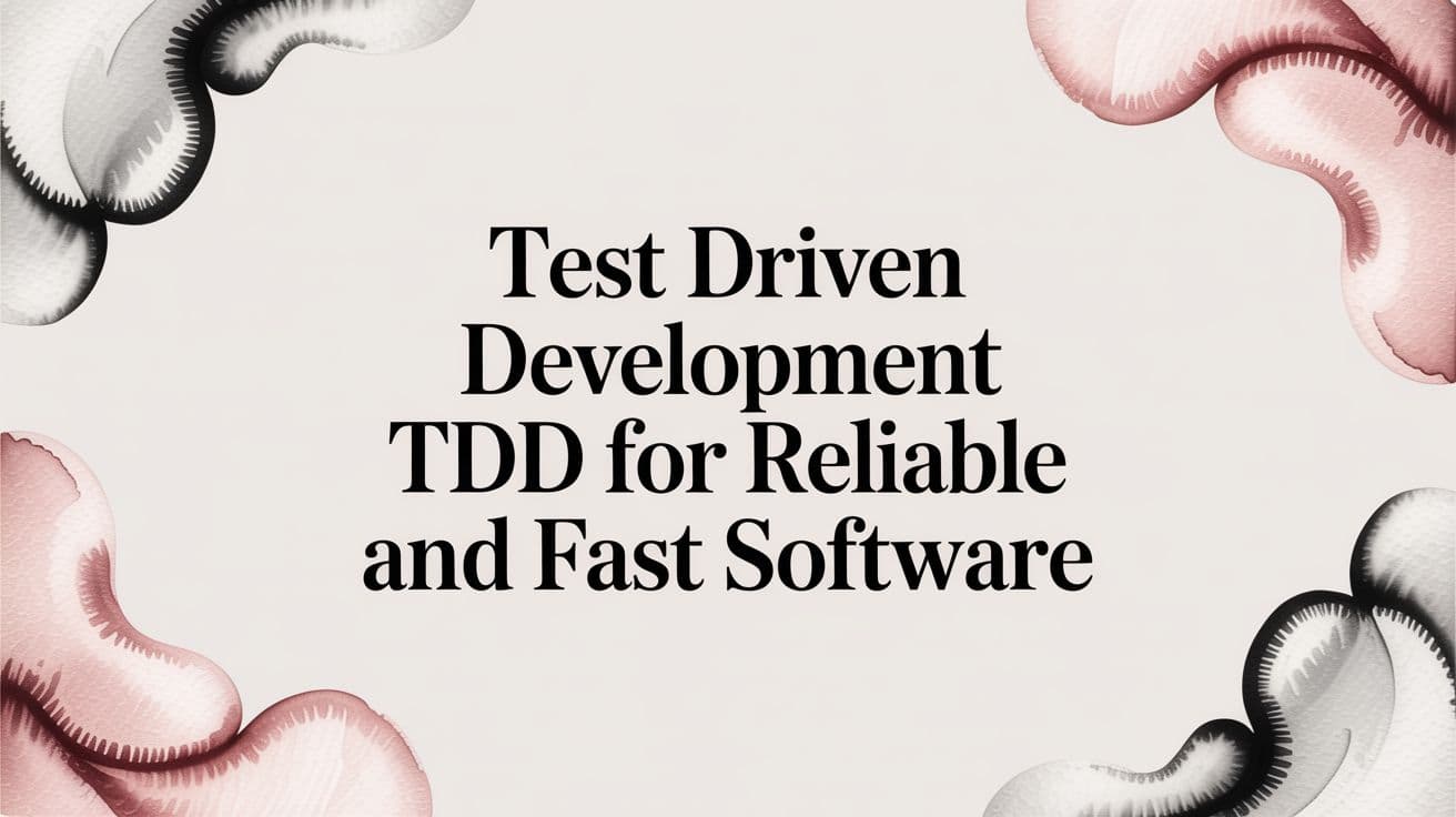Test Driven Development TDD for Reliable and Fast Software