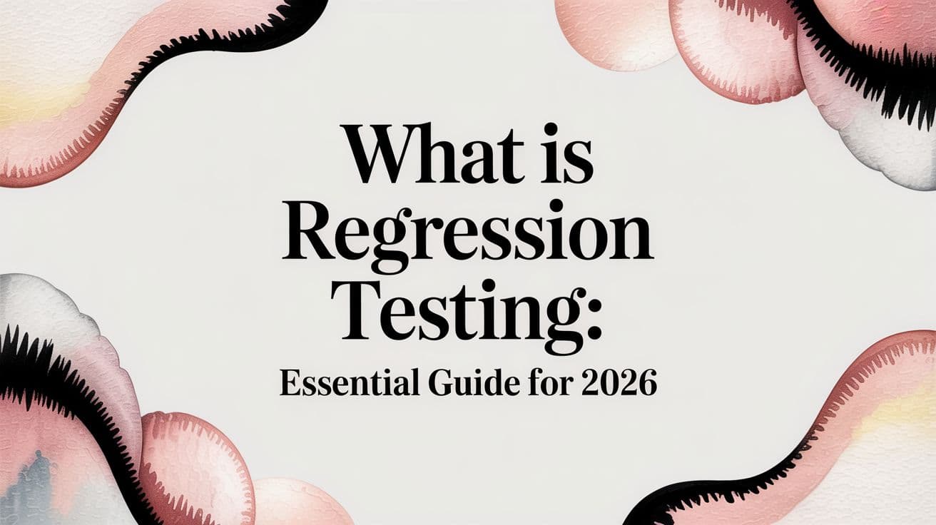 What Is Regression Testing: Essential Guide for 2026