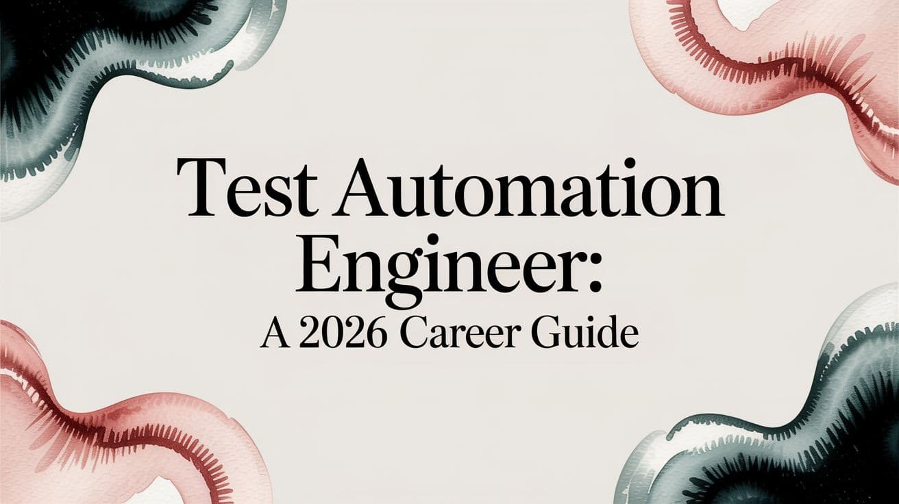 Test Automation Engineer: A 2026 Career Guide
