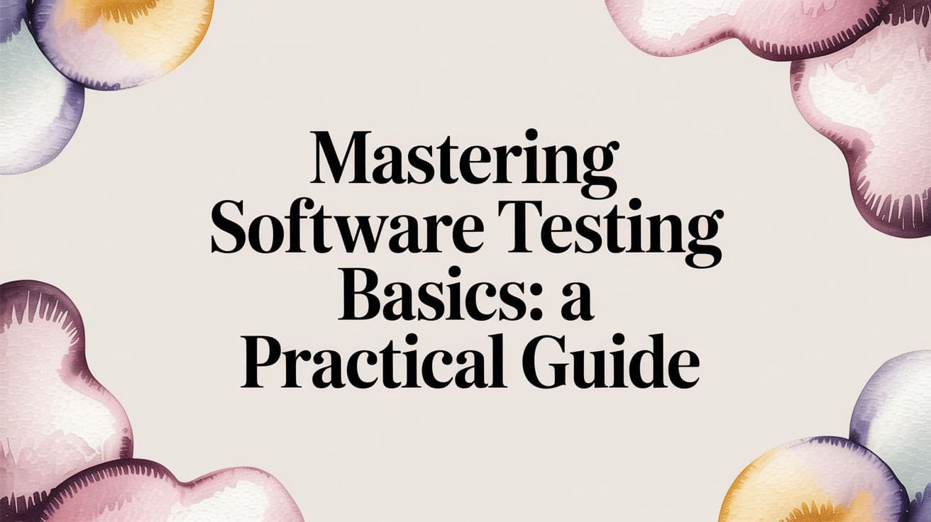 Mastering software testing basics: A practical guide