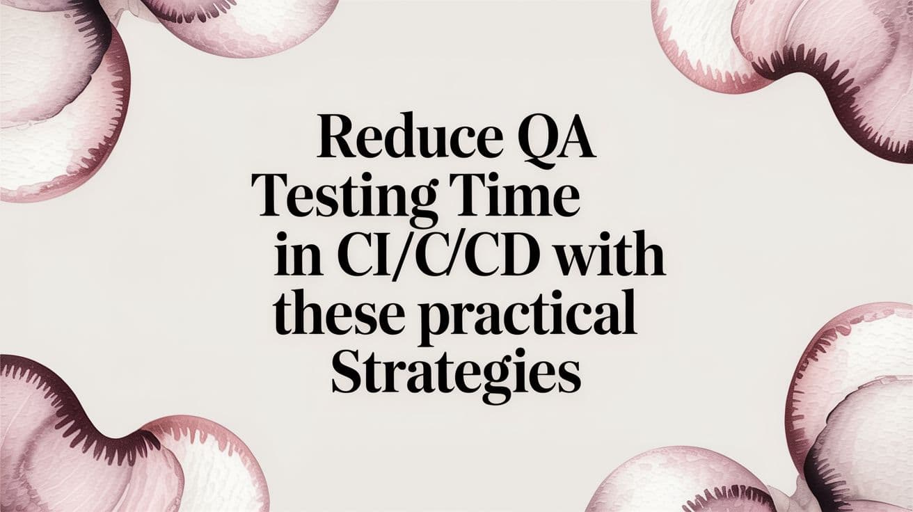 Reduce QA Testing Time in CI/CD With These Practical Strategies