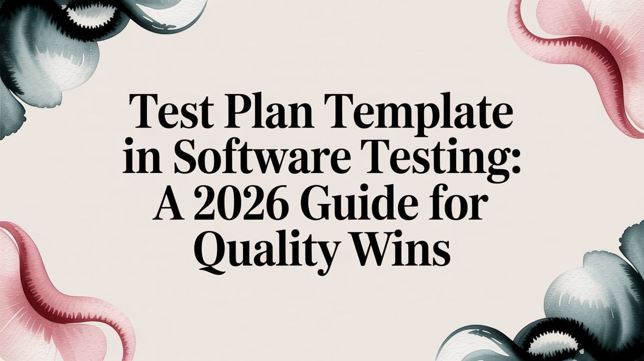 Test Plan Template in Software Testing: A 2026 Guide for Quality Wins