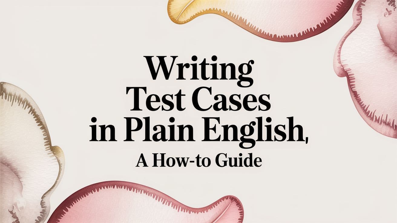 Writing Test Cases in Plain English: A How-To Guide