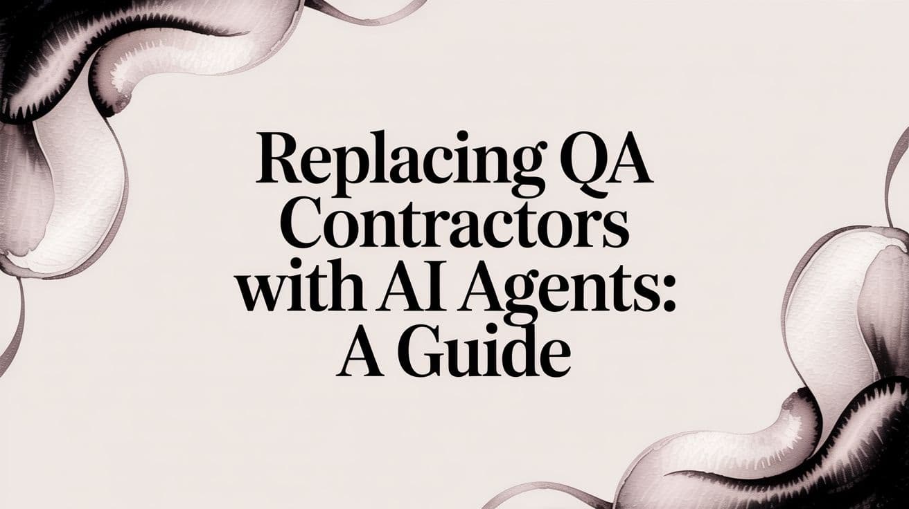 Replacing QA Contractors with AI Agents: A Guide