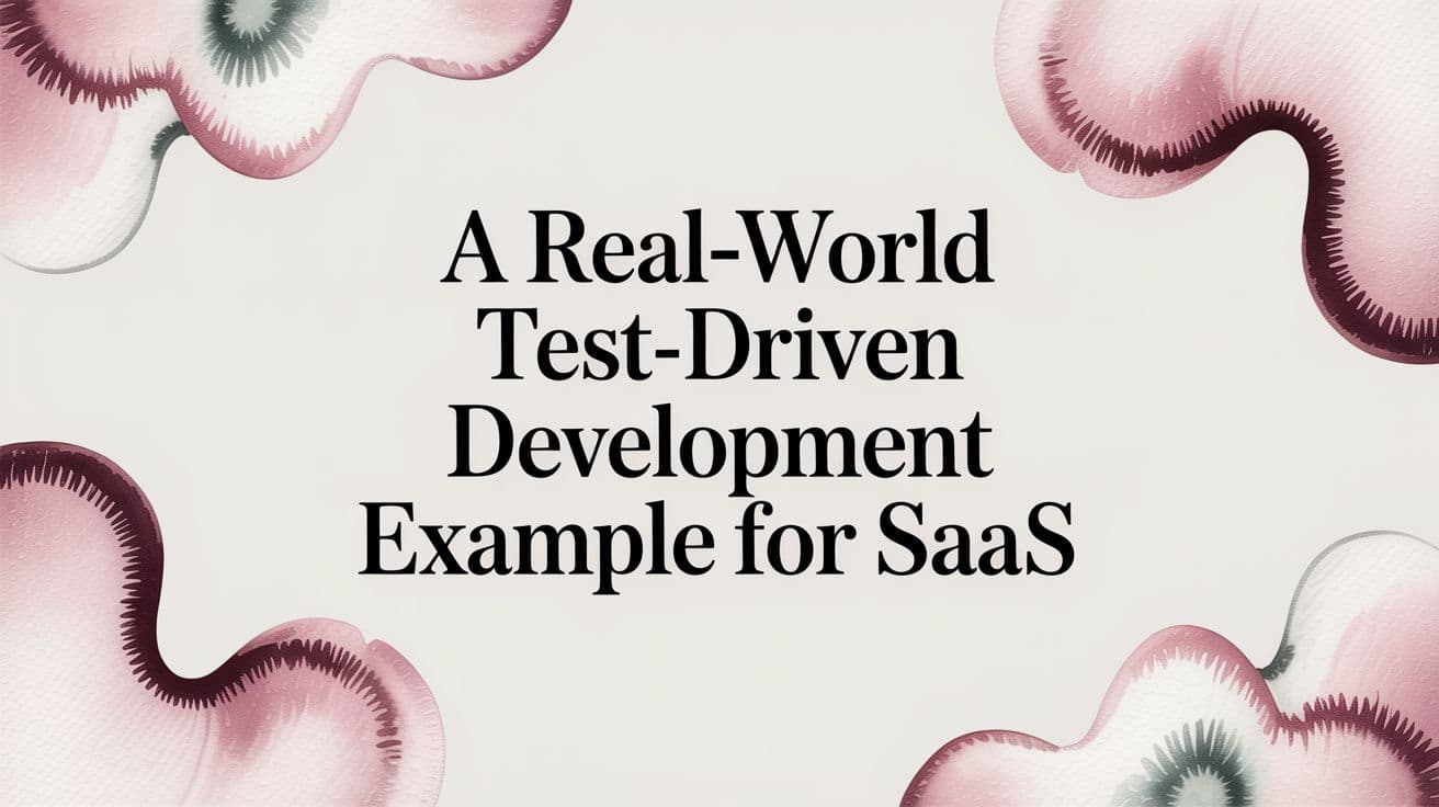 A Real-World Test-Driven Development Example For SaaS
