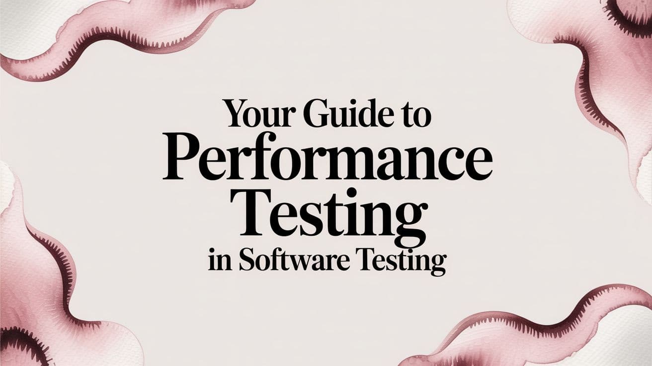 Your Guide to Performance Testing in Software Testing