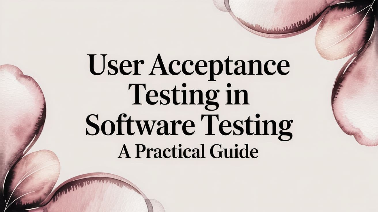 User Acceptance Testing in Software Testing A Practical Guide